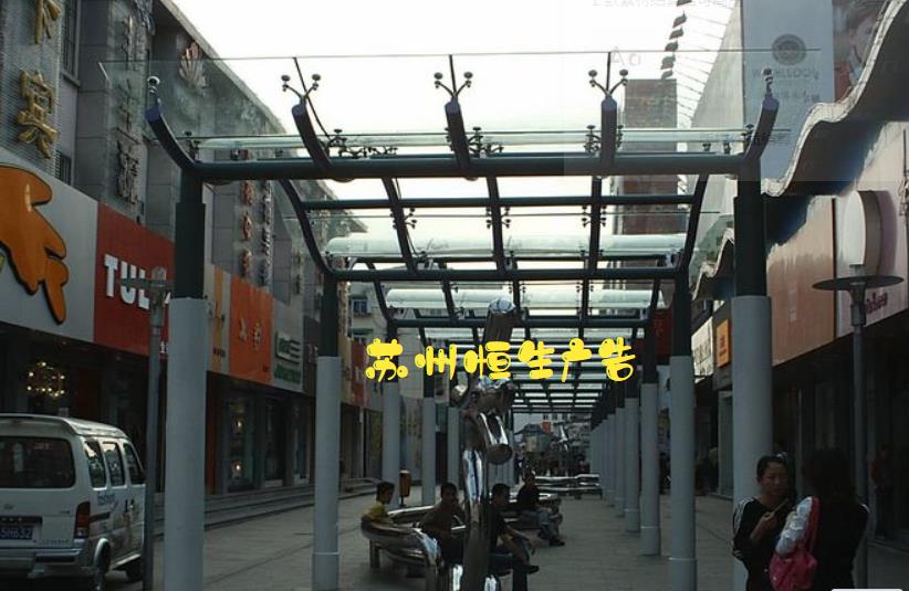 玻璃廊架