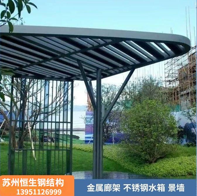 仿古中式廊架