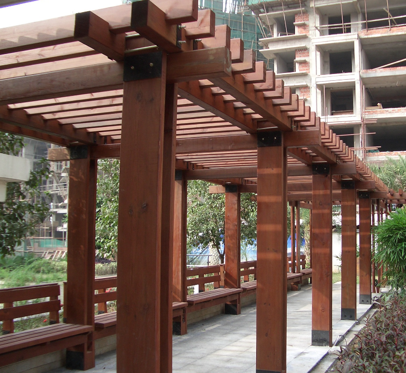 一般廊架用什么木制材料？一般廊架用什么玻